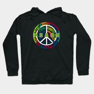 Colorful Peace Sign Hoodie